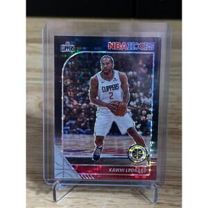 2019-20 Panini NBA Hoops Premium Stock - Kawhi Leonard #177 Black Pulsar Prizm
